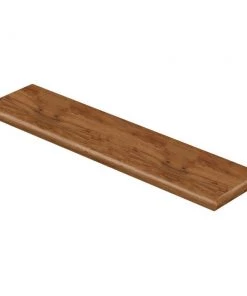 Applewood 47 in. Length x 12-1/8 in. Width x 1-11/16 in. Thick Laminate Right Return to Cover Stairs 1 in. Thick by Cap A Tread