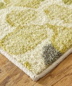 Radiance Aqua 2 ft. x 8 ft. Machine Washable Floral Runner Rug by Mohawk Home -Mohawk Home Sales aqua mohawk home area rugs 582425 1d 1000