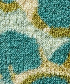 Radiance Aqua 2 ft. x 8 ft. Machine Washable Floral Runner Rug by Mohawk Home -Mohawk Home Sales aqua mohawk home area rugs 582425 1f 1000