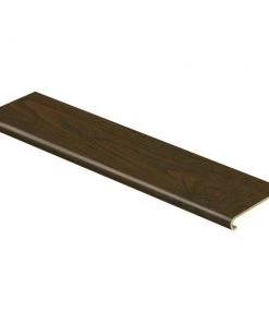 Auburn Scraped Oak 47 in. Length x 12-1/8 in. Wide x 1-11/16 in. Thick Laminate to Cover Stairs 1 in. Thick by Cap A Tread