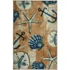 Tide Pool Shells Beige 10 ft. x 14 ft. Abstract Area Rug by Mohawk Home -Mohawk Home Sales beige mohawk home area rugs 070555 64 1000
