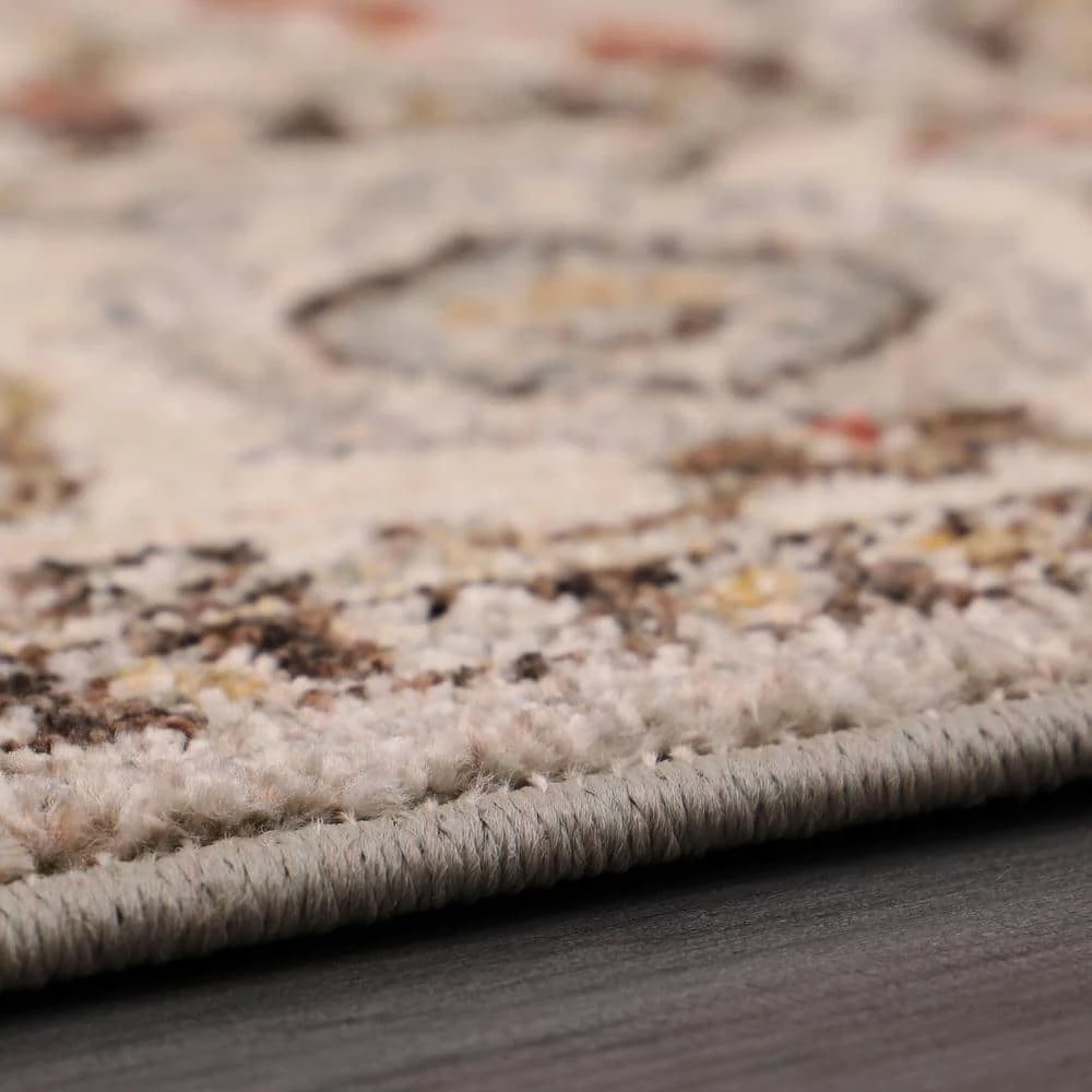 Rene Beige 5 ft. x 7 ft. Oriental Area Rug by Mohawk Home 10 Rene Beige 5 ft. x 7 ft. Oriental Area Rug by Mohawk Home - Image 8