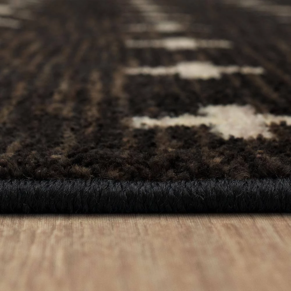 Sahana Black 5 ft. x 8 ft. Geometric Area Rug by Mohawk Home 5 Sahana Black 5 ft. x 8 ft. Geometric Area Rug by Mohawk Home - Image 3