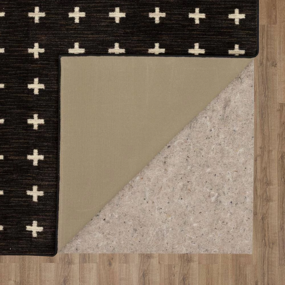 Sahana Black 5 ft. x 8 ft. Geometric Area Rug by Mohawk Home 7 Sahana Black 5 ft. x 8 ft. Geometric Area Rug by Mohawk Home - Image 5