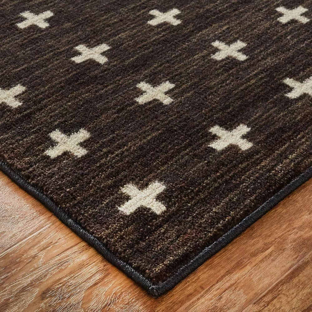 Sahana Black 5 ft. x 8 ft. Geometric Area Rug by Mohawk Home 8 Sahana Black 5 ft. x 8 ft. Geometric Area Rug by Mohawk Home - Image 6