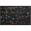 ABC Letters Black 8 ft. x 10 ft. Whimsical Area Rug by Mohawk Home -Mohawk Home Sales black mohawk home kids rugs 051561 64 1000