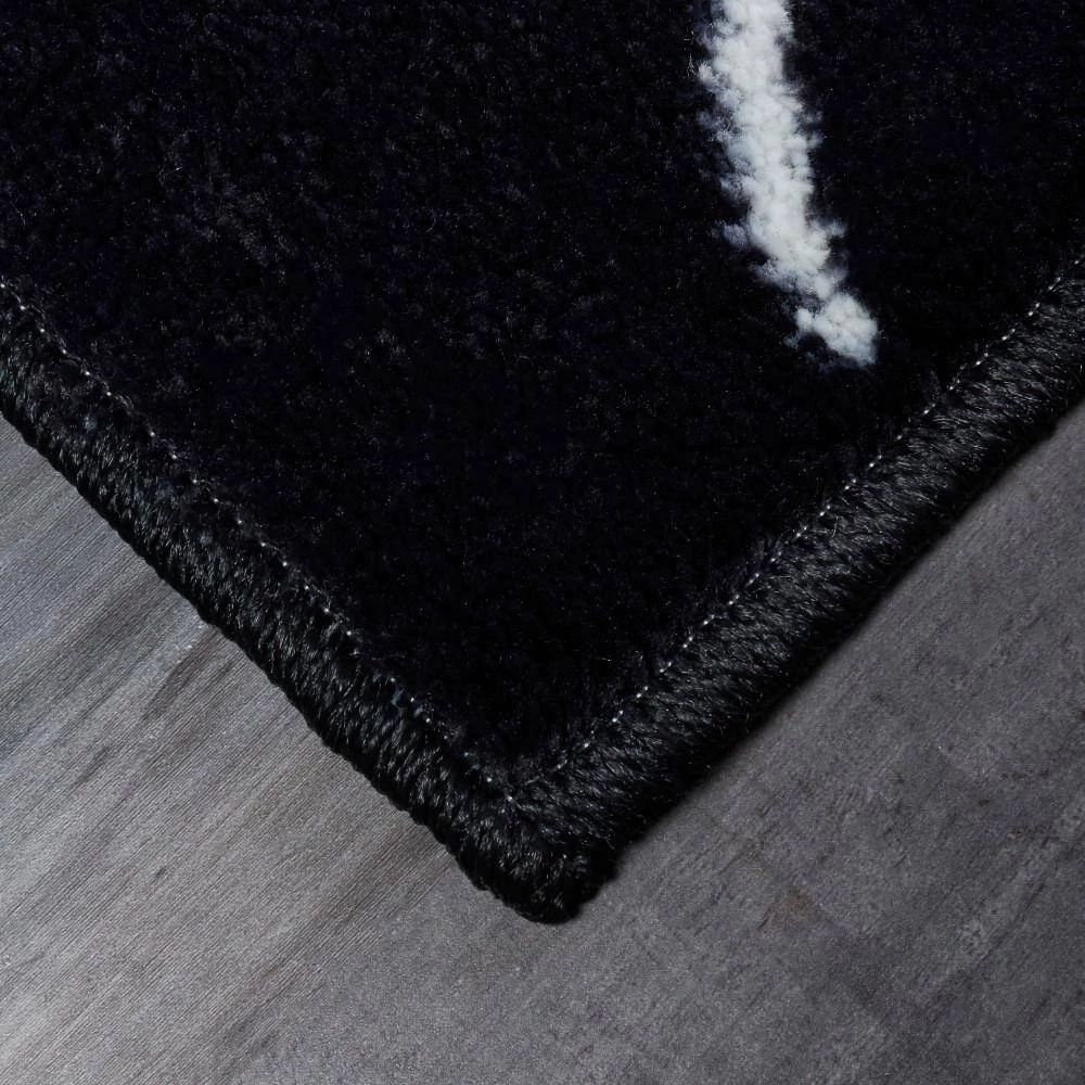 Hopscotch Black 7 ft. 6 in. x 10 ft. Whimsical Area Rug by Mohawk Home 8 Hopscotch Black 7 ft. 6 in. x 10 ft. Whimsical Area Rug by Mohawk Home - Image 6