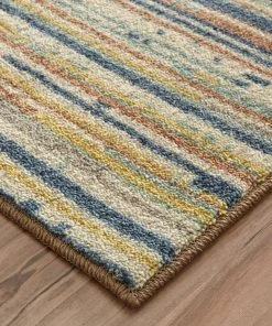 Santos Blue 8 ft. x 10 ft. Striped Area Rug by Mohawk Home -Mohawk Home Sales blue mohawk home area rugs 047250 77 1000