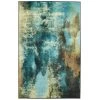 Glacier Water Blue 8 ft. x 10 ft. Abstract Area Rug by Mohawk Home -Mohawk Home Sales blue mohawk home area rugs 049063 64 1000
