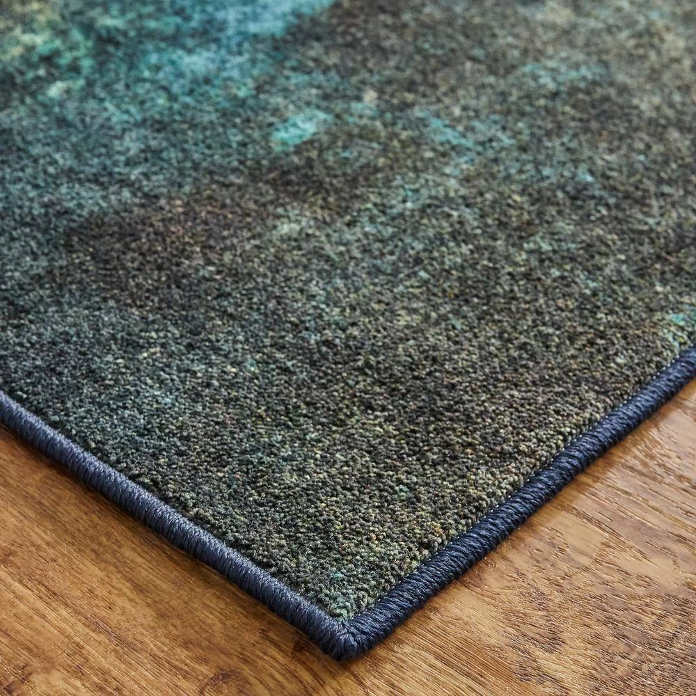 Glacier Water Blue 8 ft. x 10 ft. Abstract Area Rug by Mohawk Home 9 Glacier Water Blue 8 ft. x 10 ft. Abstract Area Rug by Mohawk Home - Image 7