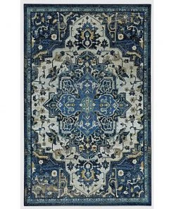 Emiko Blue 6 ft. x 9 ft. Oriental Area Rug by Mohawk Home