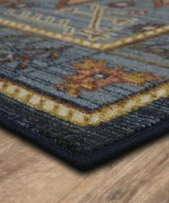 Tenby Blue 6 ft. x 9 ft. Area Rug by Mohawk Home 15 Tenby Blue 6 ft. x 9 ft. Area Rug by Mohawk Home -Mohawk Home Sales blue mohawk home area rugs 820497 1d 1000