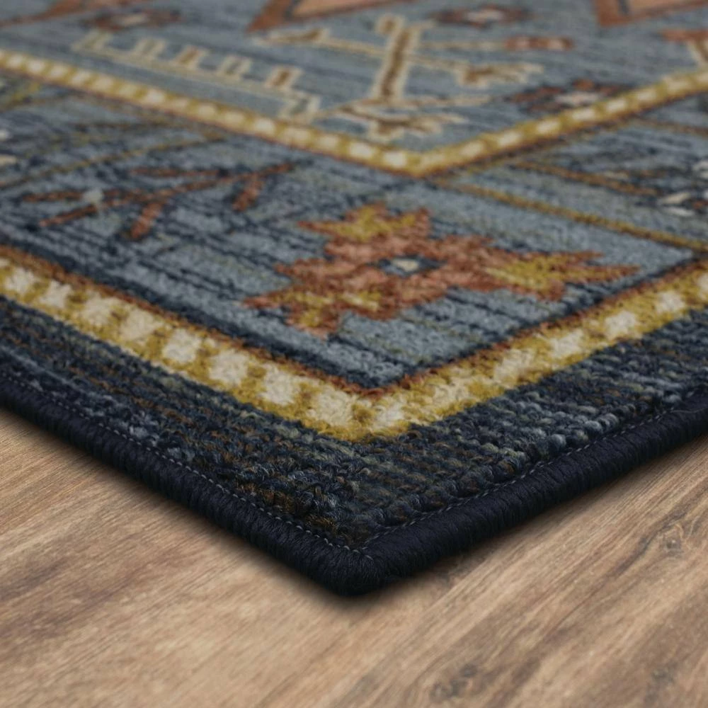 Tenby Blue 6 ft. x 9 ft. Area Rug by Mohawk Home 7 Tenby Blue 6 ft. x 9 ft. Area Rug by Mohawk Home - Image 5
