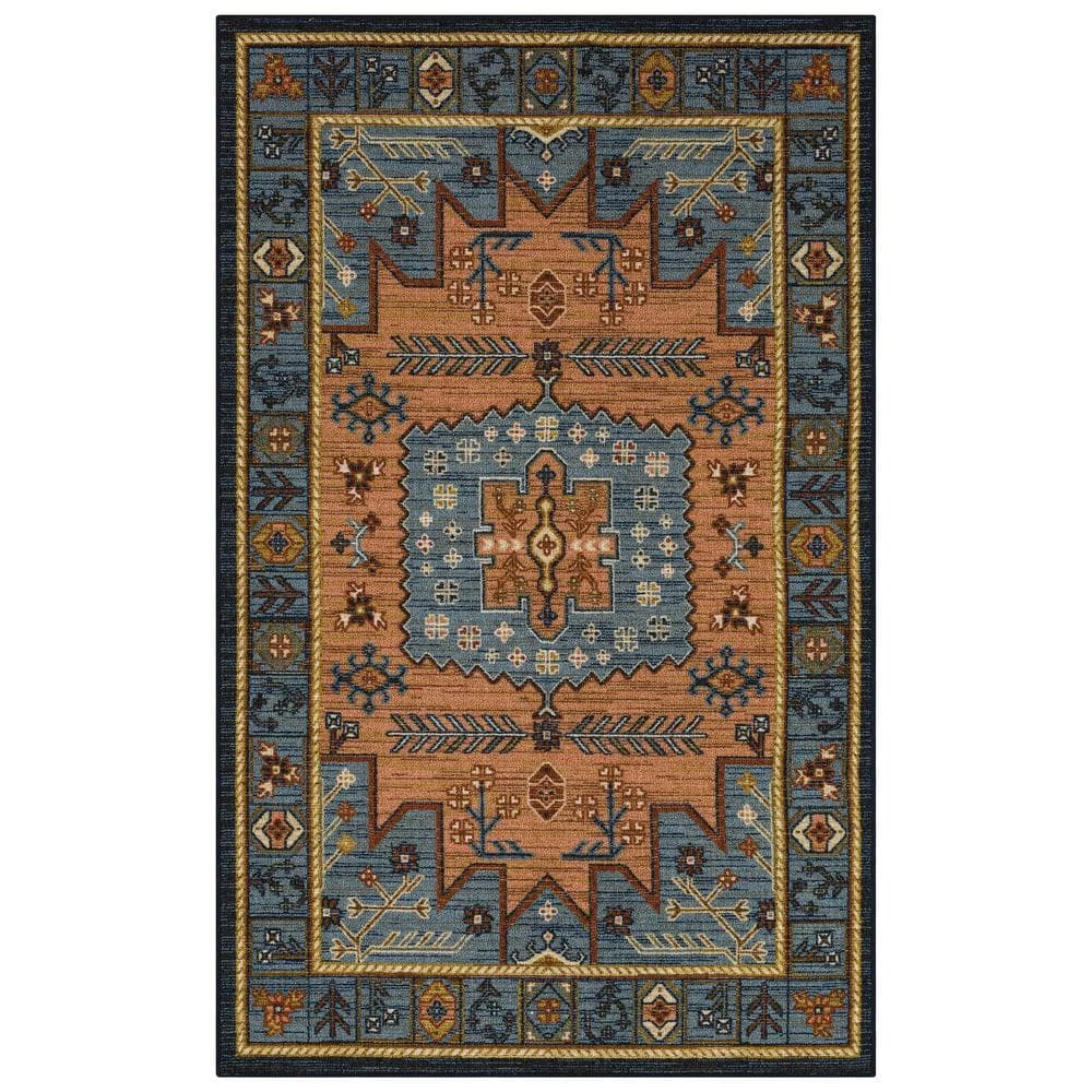 Tenby Blue 6 ft. x 9 ft. Area Rug by Mohawk Home 3 Tenby Blue 6 ft. x 9 ft. Area Rug by Mohawk Home
