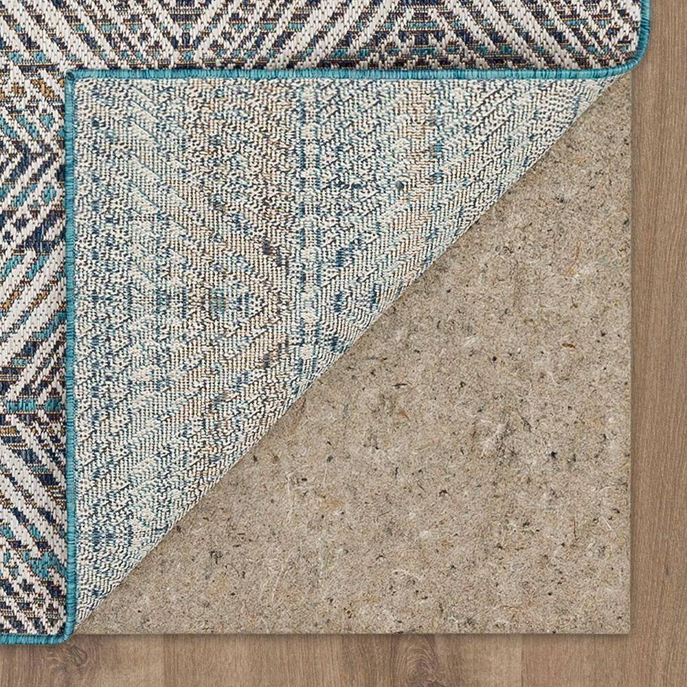 Tahoe Quilt Blue 8 ft. x 10 ft. Geometric Indoor/Outdoor Area Rug by Mohawk Home 11 Tahoe Quilt Blue 8 ft. x 10 ft. Geometric Indoor/Outdoor Area Rug by Mohawk Home - Image 9