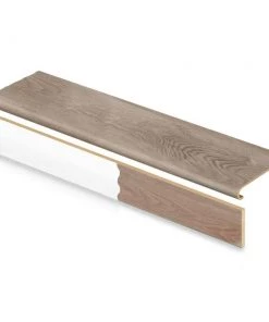 Boca De Yuma 1-11/16 in. T x 12-1/8 in. W x 47 in. L for Stairs 1 in. T Stair Tread and Reversible Riser Kit by Cap A Tread