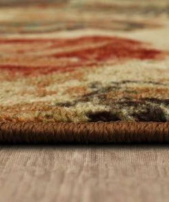 Alexa Medallion Brown 7 ft. 6 in. x 10 ft. Indoor/Outdoor Area Rug by Mohawk Home -Mohawk Home Sales brown mohawk home area rugs 003553 c3 1000