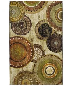 Armindale Brown 8 ft. x 10 ft. Geometric Area Rug by Mohawk Home