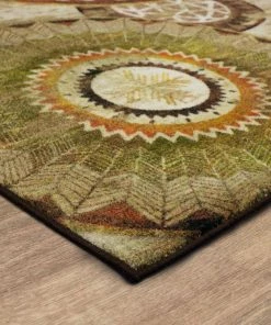 Armindale Brown 8 ft. x 10 ft. Geometric Area Rug by Mohawk Home -Mohawk Home Sales brown mohawk home area rugs 046703 77 1000