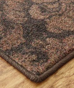Bonjour Damask Brown 5 ft. x 8 ft. Floral Area Rug by Mohawk Home -Mohawk Home Sales brown mohawk home area rugs 049018 77 1000