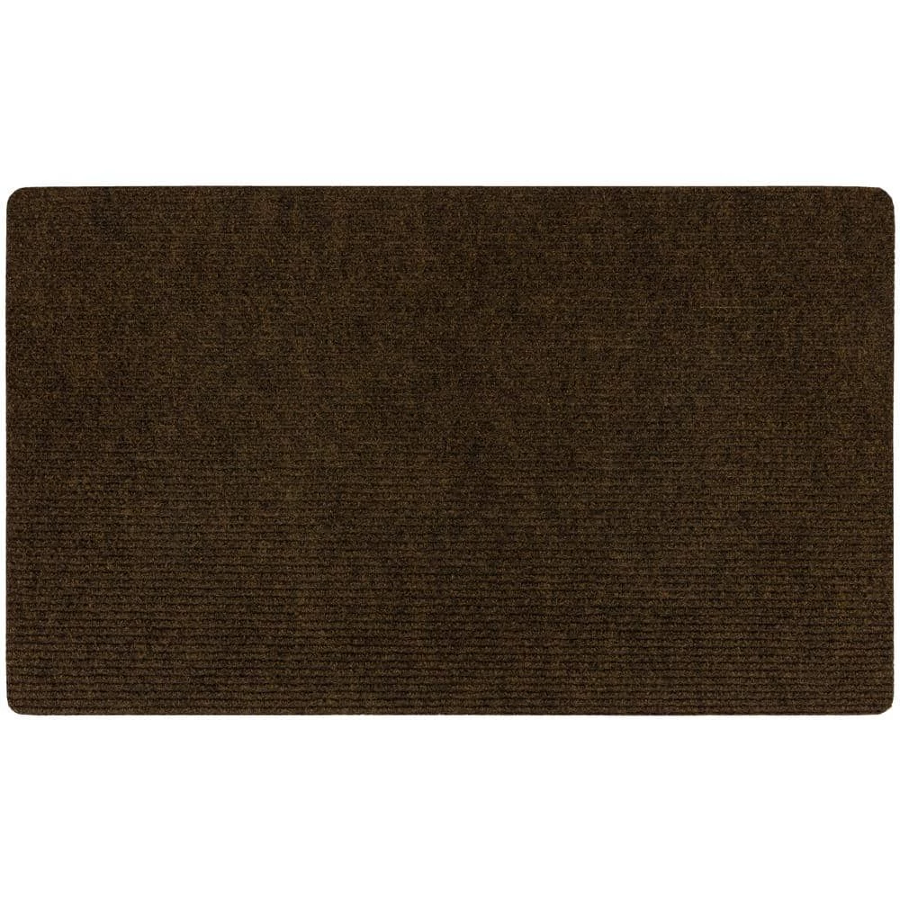 Striped Utility Mat Brown Indoor/Outdoor 18 in. x 30 in. Utility Door Mat by Mohawk Home 3 Striped Utility Mat Brown Indoor/Outdoor 18 in. x 30 in. Utility Door Mat by Mohawk Home