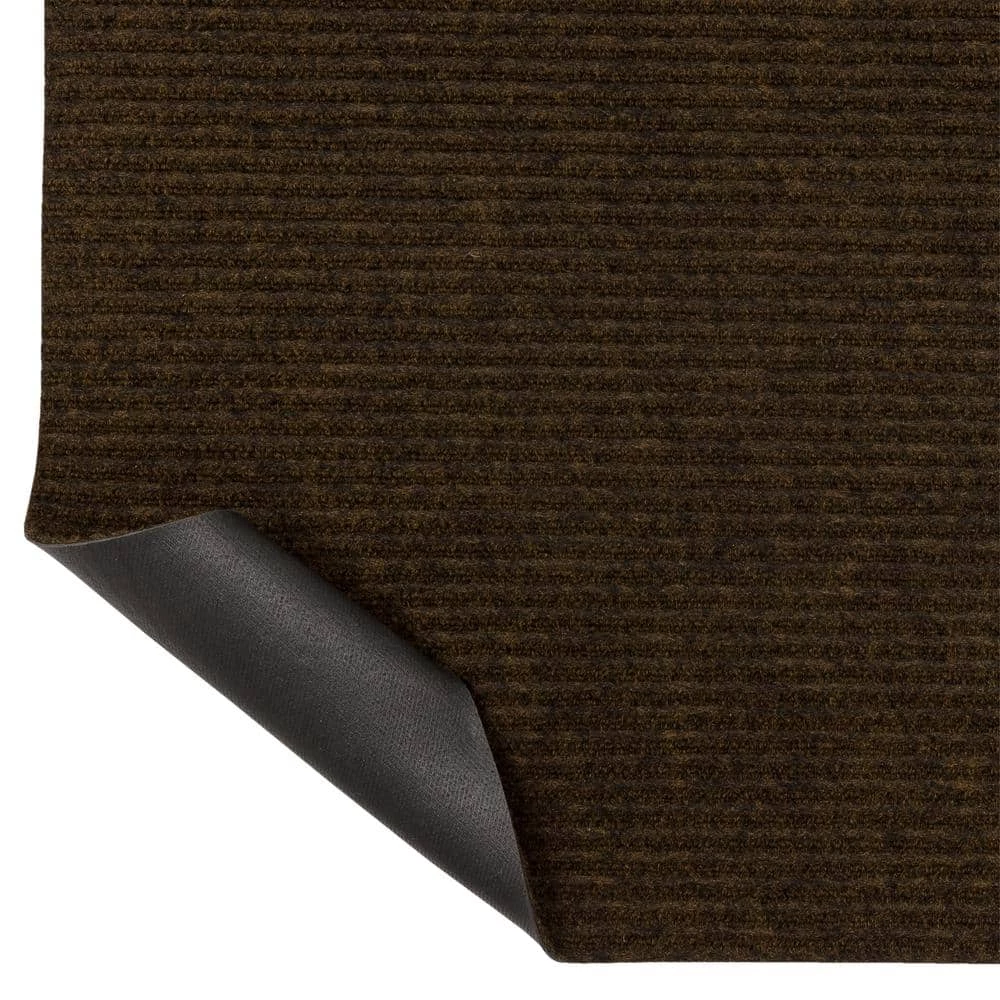 Striped Utility Mat Brown Indoor/Outdoor 18 in. x 30 in. Utility Door Mat by Mohawk Home 8 Striped Utility Mat Brown Indoor/Outdoor 18 in. x 30 in. Utility Door Mat by Mohawk Home - Image 6