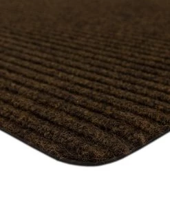 Striped Utility Mat Brown Indoor/Outdoor 36 in. x 48 in. Utility Door Mat by Mohawk Home -Mohawk Home Sales brown mohawk home door mats 824679 1d 1000