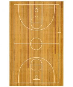 Basketball Court Tan 8 ft. x 10 ft. Contemporary Area Rug by Mohawk Home