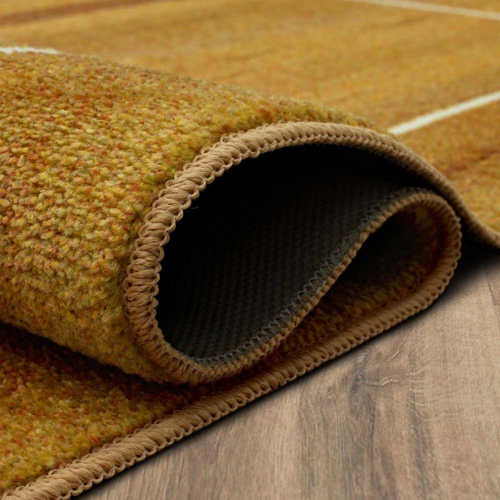 Basketball Court Tan 8 ft. x 10 ft. Contemporary Area Rug by Mohawk Home 9 Basketball Court Tan 8 ft. x 10 ft. Contemporary Area Rug by Mohawk Home - Image 7