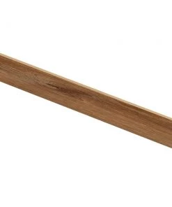 Mohawk Home Sales 44 Burnt Oak/Auburn Wood 94 in. L x 1/2 in. T x 7-3/8 in. W Vinyl Overlay Riser by Cap A Tread