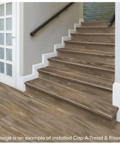 Calusa Stair Tread and Reversible Riser Kit 47 in. L x 12-1/8 in. W x 2-3/16 in. T by Cap A Tread 9 Calusa Stair Tread and Reversible Riser Kit 47 in. L x 12-1/8 in. W x 2-3/16 in. T by Cap A Tread -Mohawk Home Sales calusa cap a tread vinyl stair treads 01ca71137 31 1000
