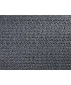 Dots Charcoal 36 in. x 48 in. Impressions Door Mat by Mohawk Home