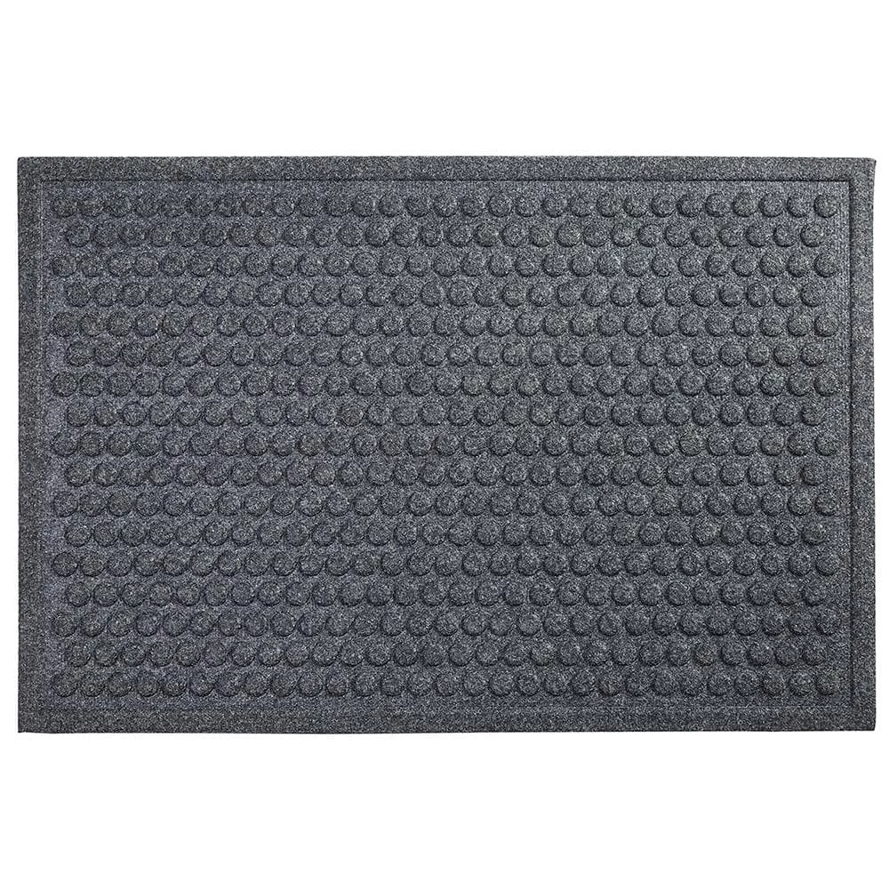 Dots Charcoal 36 in. x 48 in. Impressions Door Mat by Mohawk Home 3 Dots Charcoal 36 in. x 48 in. Impressions Door Mat by Mohawk Home