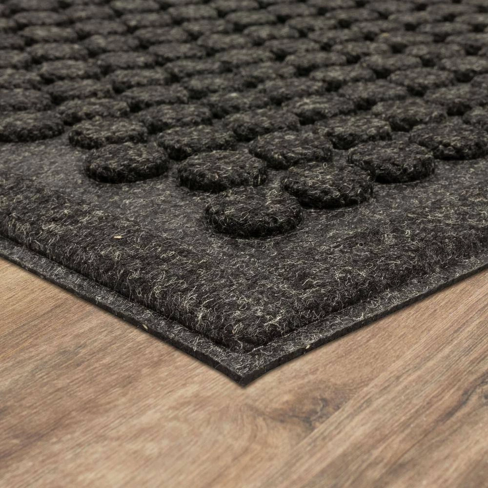 Dots Charcoal 24 in. x 36 in. Impressions Door Mat by Mohawk Home 6 Dots Charcoal 24 in. x 36 in. Impressions Door Mat by Mohawk Home - Image 4
