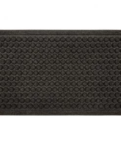 Dots Charcoal 18 in. x 30 in. Impressions Door Mat by Mohawk Home