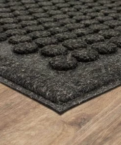Dots Charcoal 18 in. x 30 in. Impressions Door Mat by Mohawk Home -Mohawk Home Sales charcoal mohawk home door mats 488413 77 1000