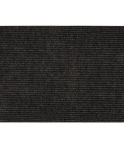 Striped Utility Mat Charcoal Indoor/Outdoor 24 in. x 36 in. Utility Door Mat by Mohawk Home