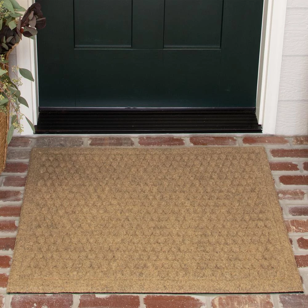Dots Chestnut 36 in. x 48 in. Impressions Door Mat by Mohawk Home 4 Dots Chestnut 36 in. x 48 in. Impressions Door Mat by Mohawk Home - Image 2