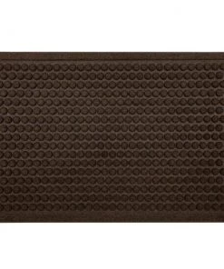 Dots Chocolate 36 in. x 48 in. Impressions Door Mat by Mohawk Home