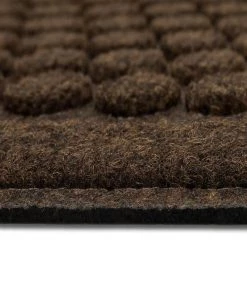 Dots Chocolate 18 in. x 30 in. Impressions Door Mat by Mohawk Home -Mohawk Home Sales chocolate mohawk home door mats 488444 40 1000