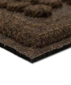 Dots Chocolate 18 in. x 30 in. Impressions Door Mat by Mohawk Home -Mohawk Home Sales chocolate mohawk home door mats 488444 77 1000