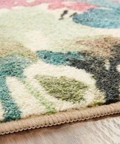 Watercolor Garden Cream 8 ft. x 10 ft. Floral Area Rug by Mohawk Home -Mohawk Home Sales cream mohawk home area rugs 044051 40 1000