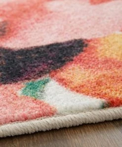 Watercolor Bouquet Cream 5 ft. x 8 ft. Floral Area Rug by Mohawk Home -Mohawk Home Sales cream mohawk home area rugs 049483 40 1000