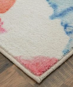 Watercolor Bouquet Cream 5 ft. x 8 ft. Floral Area Rug by Mohawk Home -Mohawk Home Sales cream mohawk home area rugs 049483 77 1000