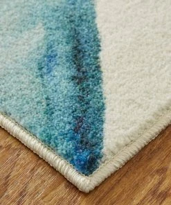 Cognition Water Cream 10 ft. x 14 ft. Abstract Area Rug by Mohawk Home 18 Cognition Water Cream 10 ft. x 14 ft. Abstract Area Rug by Mohawk Home -Mohawk Home Sales cream mohawk home area rugs 070470 77 1000