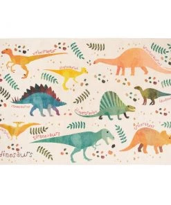 Dino Jungle Cream 5 ft. x 8 ft. Contemporary Area Rug by Mohawk Home