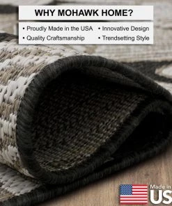 Harbour Blossoms Dark Grey 8 ft. x 10 ft. Floral Indoor/Outdoor Area Rug by Mohawk Home 23 Harbour Blossoms Dark Grey 8 ft. x 10 ft. Floral Indoor/Outdoor Area Rug by Mohawk Home -Mohawk Home Sales dark grey mohawk home outdoor rugs 790028 77 1000