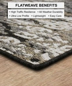 Marbella Dark Grey 5 ft. 3 in. x 7 ft. 6 in. Ikat Indoor/Outdoor Area Rug by Mohawk Home 20 Marbella Dark Grey 5 ft. 3 in. x 7 ft. 6 in. Ikat Indoor/Outdoor Area Rug by Mohawk Home -Mohawk Home Sales dark grey mohawk home outdoor rugs 791568 1d 1000