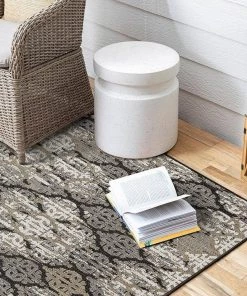 Marbella Dark Grey 5 ft. 3 in. x 7 ft. 6 in. Ikat Indoor/Outdoor Area Rug by Mohawk Home 29 Marbella Dark Grey 5 ft. 3 in. x 7 ft. 6 in. Ikat Indoor/Outdoor Area Rug by Mohawk Home -Mohawk Home Sales dark grey mohawk home outdoor rugs 791568 31 1000