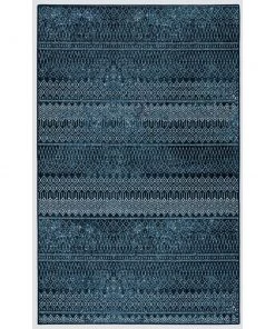 Prale Denim Blue 6 ft. x 9 ft. Moroccan Area Rug by Mohawk Home